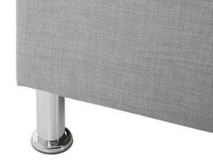 Doppelbett METZ Grau - Hellgrau - Silber - 189 x 103 x 215 cm