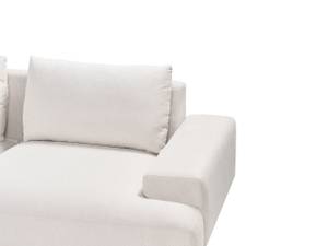 Ecksofa MARIFERD Beige - Schwarz - Creme - Eiche Dunkel - Armlehne davorstehend rechts - Ecke davorstehend links