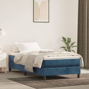 Boxspringbett 3017513-1 Dunkelblau - 100 x 25 cm