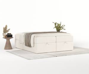 Boxspringbett Freja Creme - Breite: 180 cm