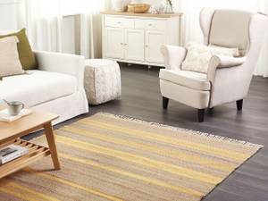 Teppich TALPUR Beige - Creme - Petrol - Gelb