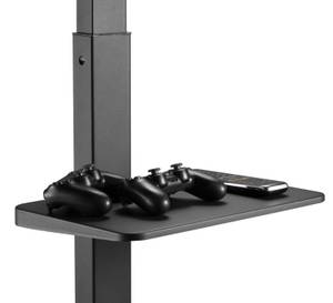 TV-Ständer LUMFS32-46W Schwarz - Metall - 64 x 153 x 40 cm