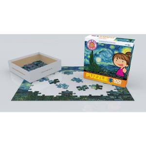 Puzzle Sternennacht von Vincent van Gogh Papier - 20 x 6 x 20 cm