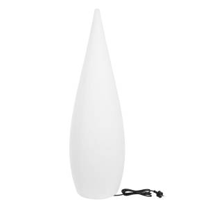 kabelgebundene LED-Stehlampe CLASSY W120 Weiß - Kunststoff - 34 x 120 x 34 cm
