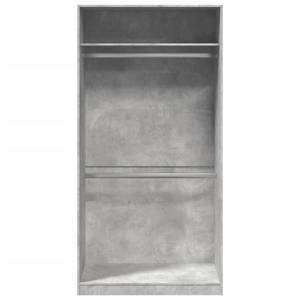 Kleiderschrank 298537-6 Beton Dekor - Breite: 100 cm