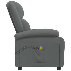 Fauteuil de massage électrique Gris - Textile - 70 x 98 x 93 cm