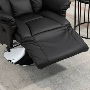 Recliner 839-848V80BK Schwarz - Kunstleder - 80 x 109 x 78 cm