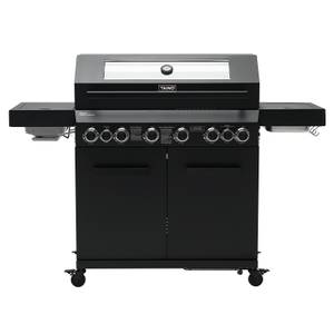 Gasgrill PLATINUM YAMARA DARK 6+2 Schwarz - Metall - 159 x 117 x 55 cm