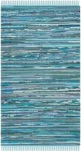 Innenteppich Elena RAG RUG Blau - Multicolor - 90 x 150 cm