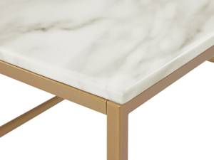 Table basse DELANO Beige - Doré