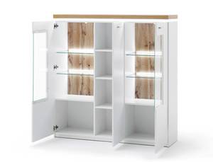 Esszimmer Claire 160 (10tlg) Beleuchtung Weiß - Holzwerkstoff - Holzart/Dekor - 382 x 197 x 44 cm