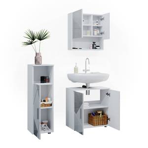 Mobilier de salle de bains Irma Blanc