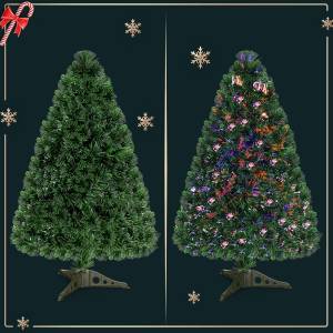 90cm Künstlicher Weihnachtsbaum Grün - Kunststoff - 51 x 90 x 51 cm