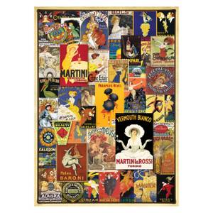 Puzzle Vintage Poster 1000 Teile Papier - 26 x 6 x 36 cm