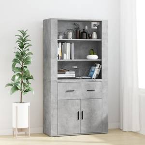 Highboard DE4443 Grau - Holzwerkstoff - 33 x 70 x 80 cm