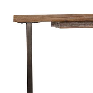 Table Mallorca Marron 100x200 cm Marron - Bois massif - Bois/Imitation - 200 x 75 x 100 cm