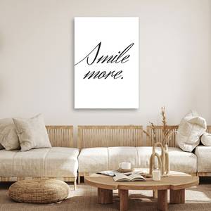 KUNSTDRUCK Smile More 80 x 120 cm