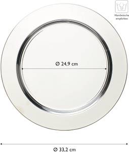 Platzteller SHINY EW-PT-0401 2-tlg Silber