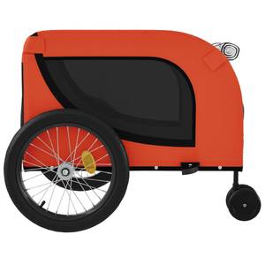 Remorque vélo pour chien 3028683-2 Noir - Orange - 68 x 74 x 134 cm