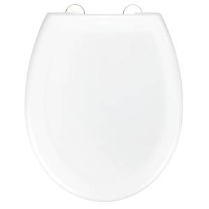 WC-Sitz SOLARO, Easy Close, Thermoplast Weiß - Kunststoff - 37 x 7 x 44 cm