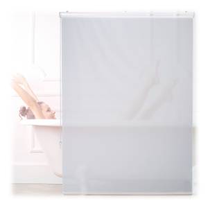 Store de baignoire blanc Largeur : 160 cm