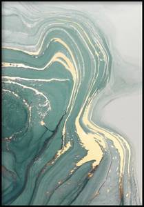 Mint Agate Poster 30 x 21 x 30 cm