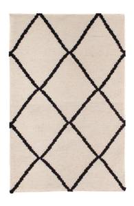 Kelim Modern - 93x61cm Beige - Naturfaser - 61 x 1 x 93 cm