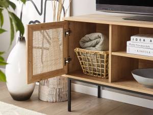 Meuble TV PASCO Noir - Marron - Bois manufacturé - 120 x 63 x 39 cm