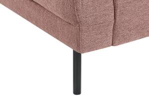 Ecksofa BREDA Schwarz - Braun - Pink - 210 x 75 x 200 cm