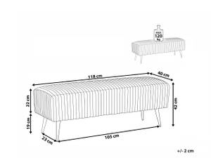 Tabouret PATERSON Doré - Rose foncé