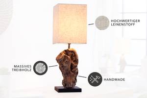 Tischlampe HYPNOTIC Beige - Holz - 15 x 45 x 15 cm