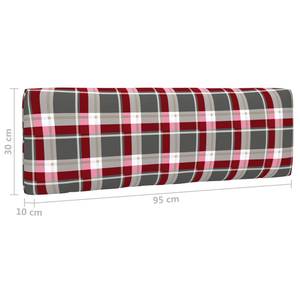 Paletten-Lounge-Set 3016503-6 (6-teilig) Grau - Rot