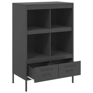 Highboard DE1925 Schwarz - Metall - 39 x 102 x 68 cm