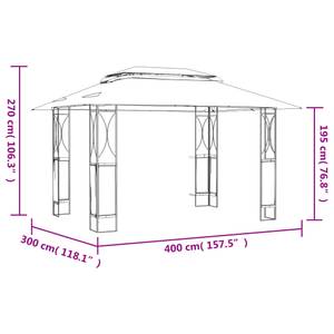 Belvédère 3018078 Profondeur : 400 cm