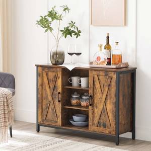 Sideboard Braun - Holzwerkstoff - 35 x 70 x 100 cm