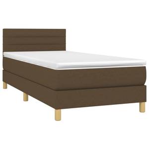 Boxspringbett 3017288-14 Dunkelbraun - 100 x 203 cm