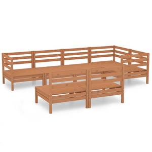 Mobilier de jardin Marron - Bois massif - Bois/Imitation - 64 x 63 x 64 cm