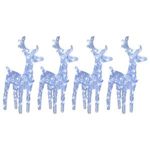 Renne de noël (lot de 4) 3013527-2 Blanc pur