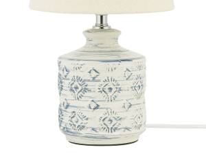 Tischlampen ROSANNA Beige - Blau - Weiß - Keramik - 20 x 35 x 20 cm