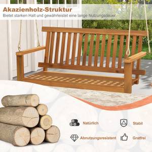 Verandaschaukel TI93820DE Braun - Holzwerkstoff - 63 x 57 x 130 cm