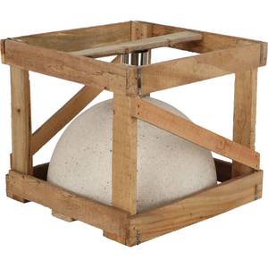 Pied de parasol granit 31,5kg Beige - Pierre - 36 x 26 x 36 cm