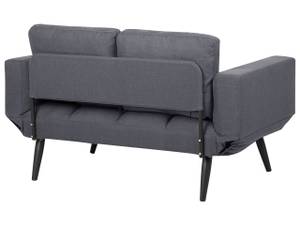 2-Sitzer Sofa BREKKE Schwarz - Dunkelgrau - Grau