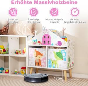 Kinderregal FB32395ITDE Weiß - Holzwerkstoff - 30 x 72 x 62 cm