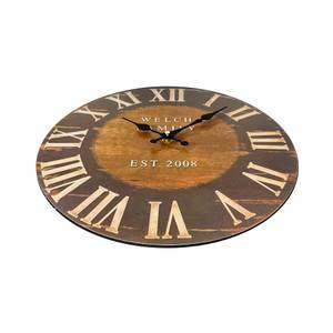 Wanduhr  Camedrio Braun - Holzwerkstoff - 4 x 34 x 34 cm