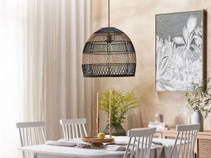 Lampe suspension BUMI Beige - Noir - Bleu - Rotin - 45 x 40 x 45 cm