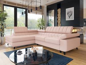 Ecksofa Nord Premium Rosé - Ecke davorstehend links