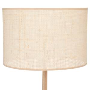 Stehlampe DELLA, Holz, 149,5 cm Beige - Massivholz - 36 x 150 x 36 cm