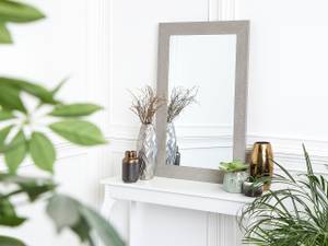 Miroir NEVEZ Gris - Matière plastique - 60 x 91 x 2 cm
