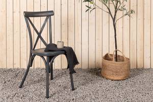 Gartenstuhl Tablas 2er Set Grau - Massivholz - 48 x 88 x 48 cm