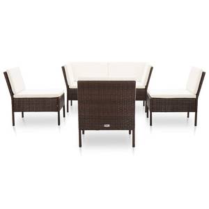 Garten-Lounge-Set (6-teilig) 3001267 Braun